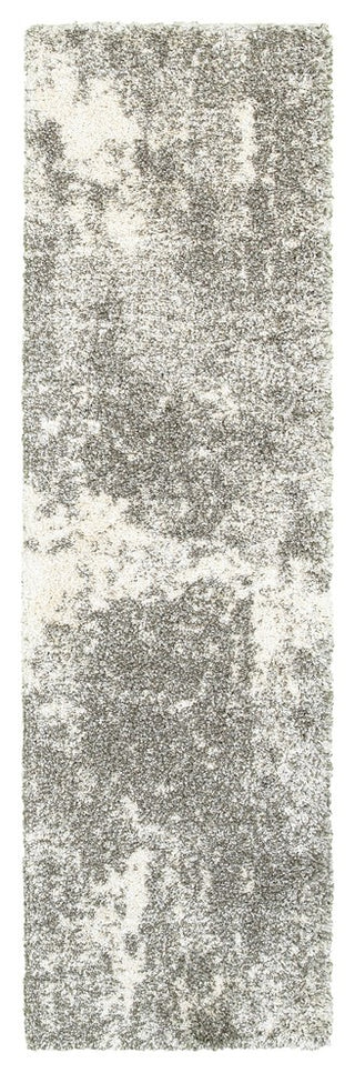 Oriental Weavers Henderson Grey/ Ivory Abstract Indoor Area Rug 3'10"X5'5"