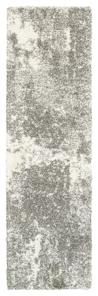 Oriental Weavers Henderson Grey/ Ivory Abstract Indoor Area Rug 3'10"X5'5"