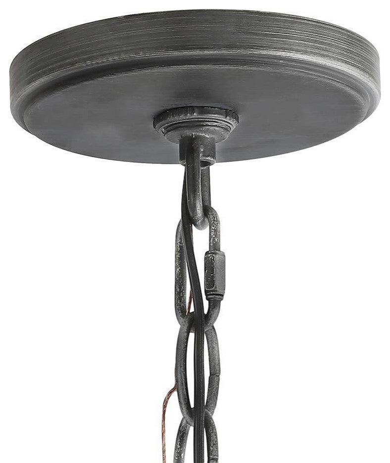 LALUZ 1-Light Pendant Lighting Iron Ceiling Hanging Lights