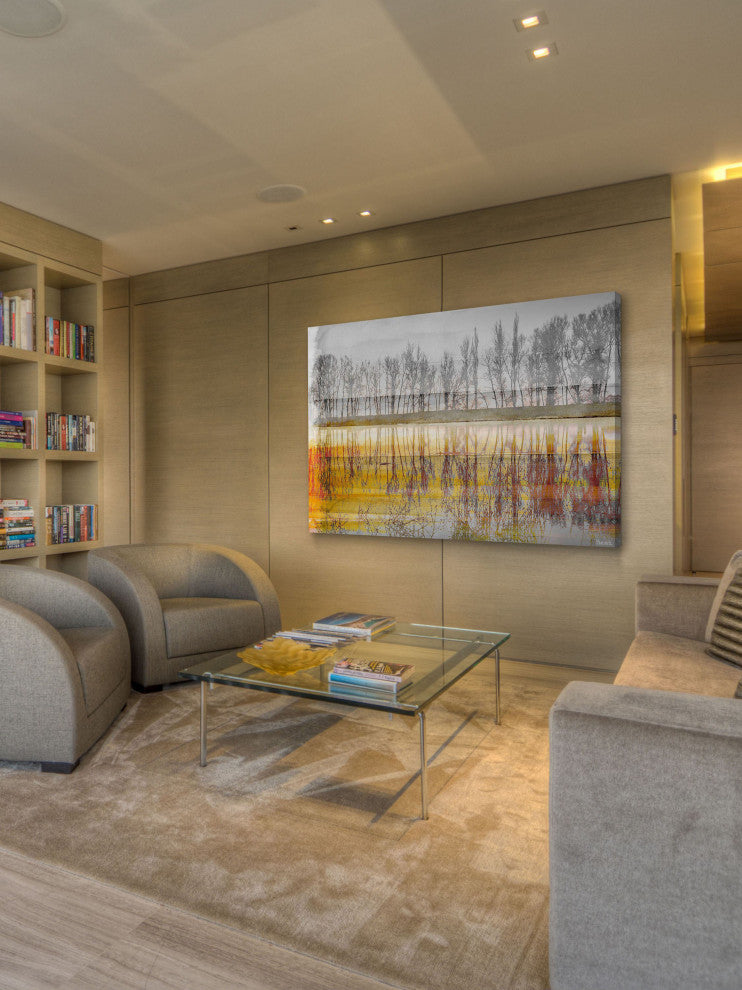 "Sunset Lake" Fine Art Canvas Print, 36"x24"