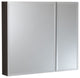 Surface Mount/Recessed Aluminum Framed Medicine Cabinet with Mirror and Shelves, 30" X 26";