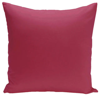 Solid Decorative Pillow, Lipstick, 18"x18"