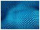 Wavy Blue Prickly Design, Abstract Canvas Art Print, 40"x30"