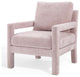 Armchair Accent Chair, Velvet, Pink, Modern, Living Lounge Hotel Hospitality