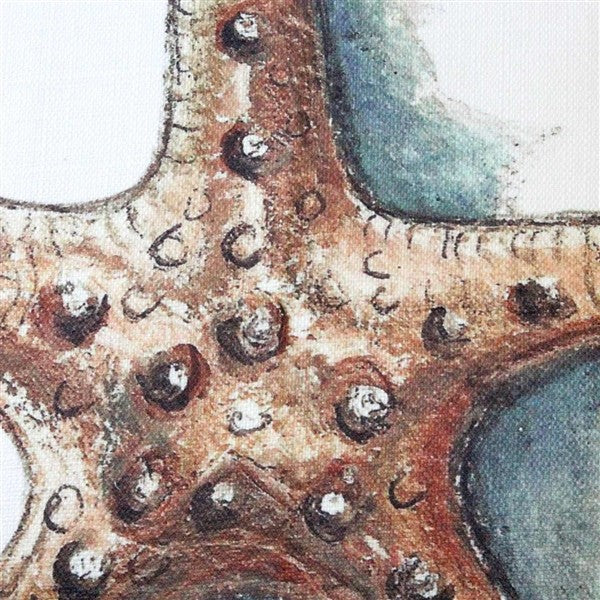 Tracy Upton Ponte Vedra Star Fish Throw Pillow, 20"x20"
