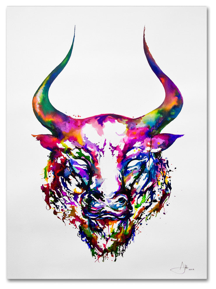 Marc Allante 'Philosopher' Canvas Art, 47x35