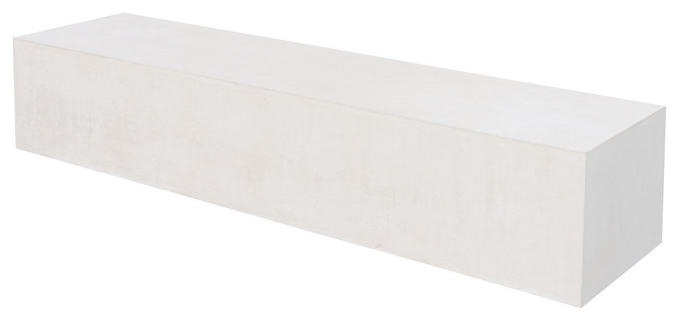 Monolith Coffee Table - Ebony White Outdoor Coffee Table