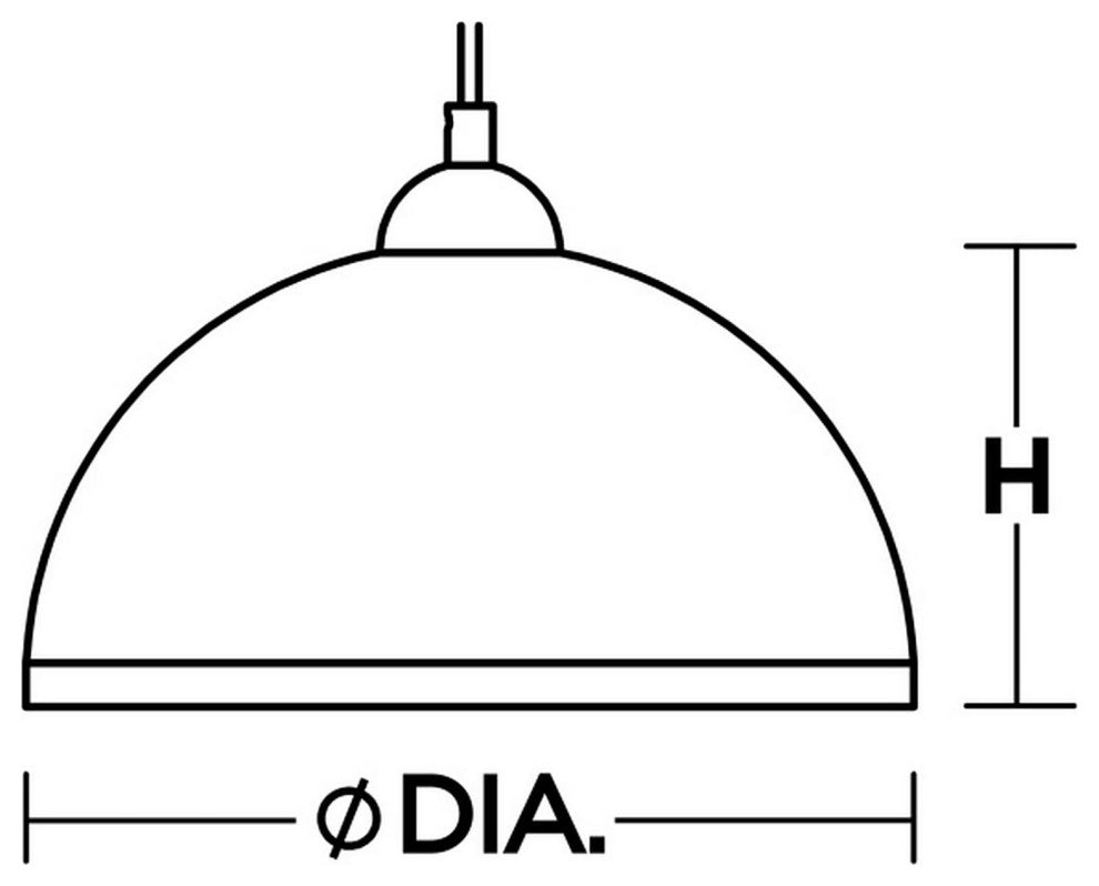 Otis 10" Pendant, Black