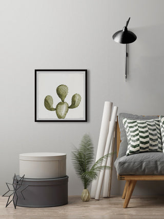 "Cactus Arms" Framed Painting Print, 12x12