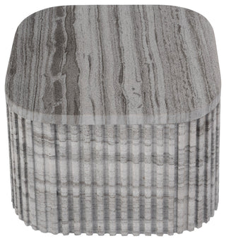 Sylvester 16" W Rectangular Marble Side Table