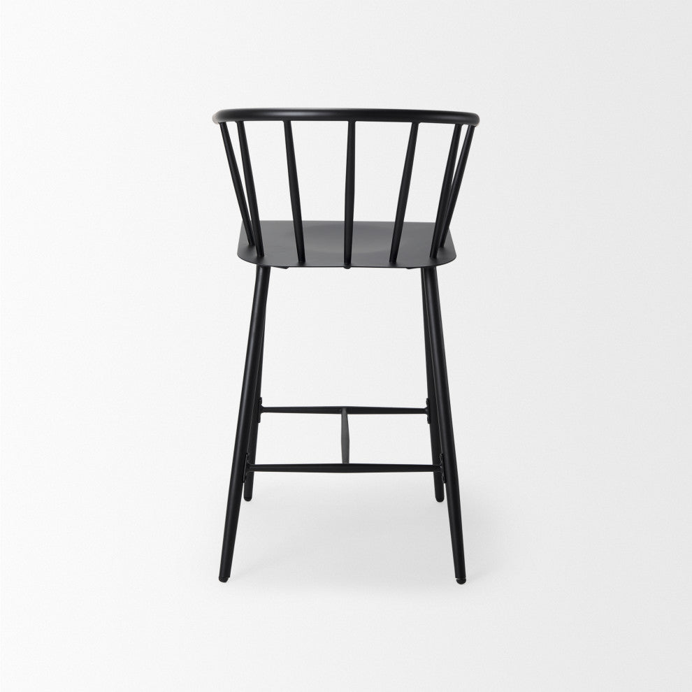 Colin Black Metal Counter Stool