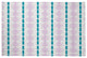 Watercolor Stripe Spring Chenille Rug, Purple-Blue, 2'x3'