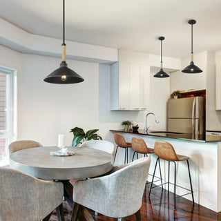 Golden Lighting 3318-M Journey 12"W Pendant - Natural White