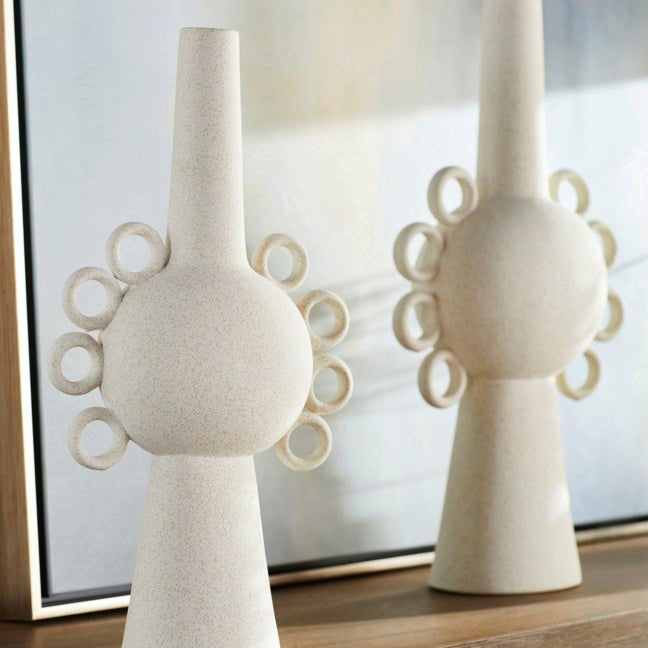 Ringlets Vase, WhiteLarge