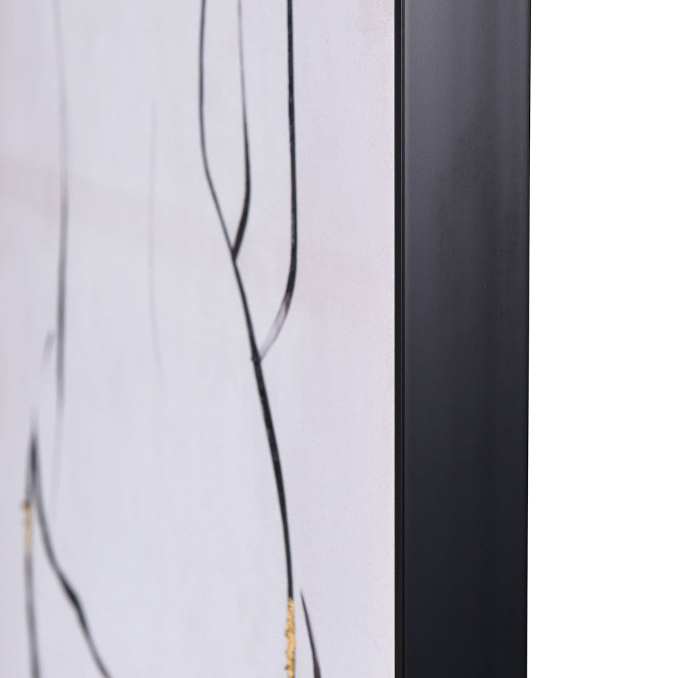 The Female Form: Part I Art Print on Canvas- Framed