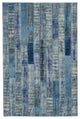 Rug N Carpet - Hand-Knotted Oriental 6' 4" x 9' 10" Overdyed Patchwork Area Rug