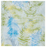Safavieh Summer SMR485 Indoor-Outdoor Rug, Green/Grey, 6'7" Square