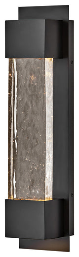 Hinkley Rune Medium Wall Mount Lantern, Black