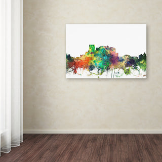 Marlene Watson 'El Paso Texas Skyline SP' Canvas Art, 24"x16"