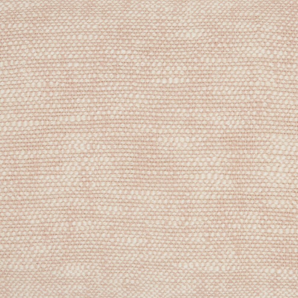 Pink and White Woven Heathered Lumbar Throw Pillow