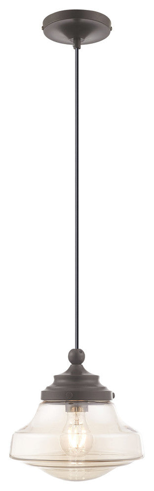 Livex Lighting English Bronze 1-Light Mini Pendant