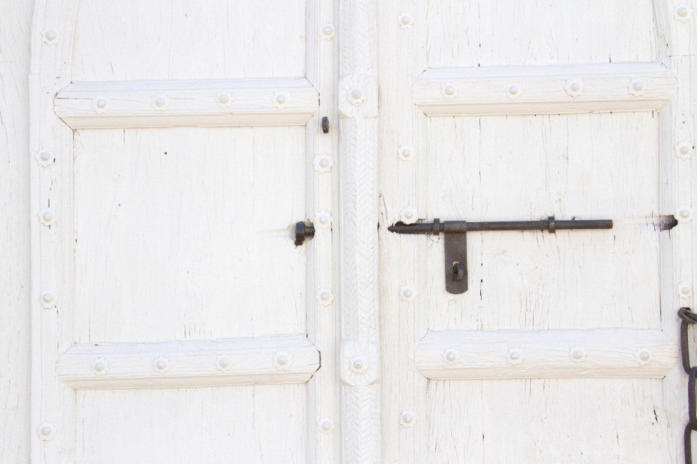 Pair of Antique Arched Entrance Doors