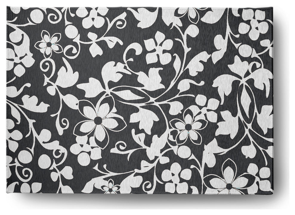 Evelyn Spring Chenille Rug, Pepper, 5'x7'