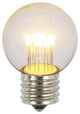 Vickerman Xled2651 Warm White Glass G50 Transparent Led Replacement Bulb