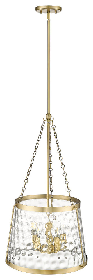 Adabella  5 Light 18.125 in. Vintage Brass Pendant