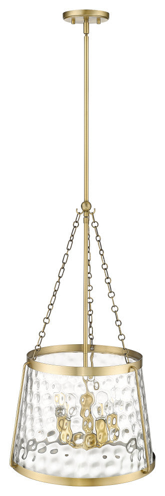 Adabella  5 Light 18.125 in. Vintage Brass Pendant