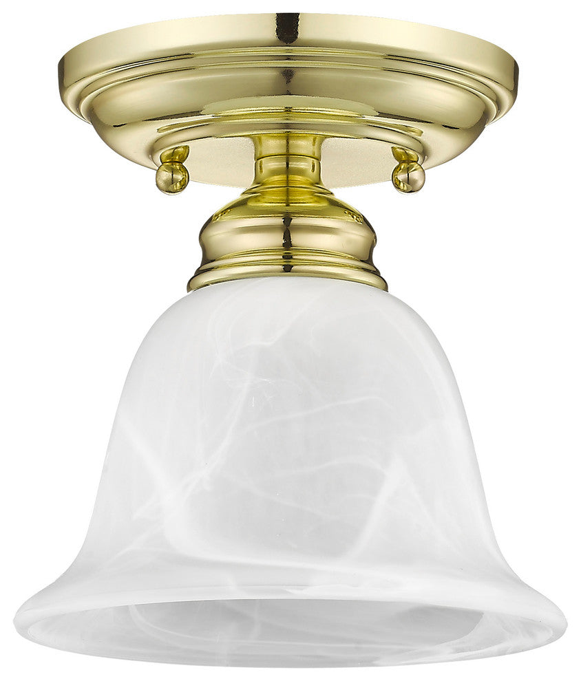 Essex Ceiling Mount, Polished Brass