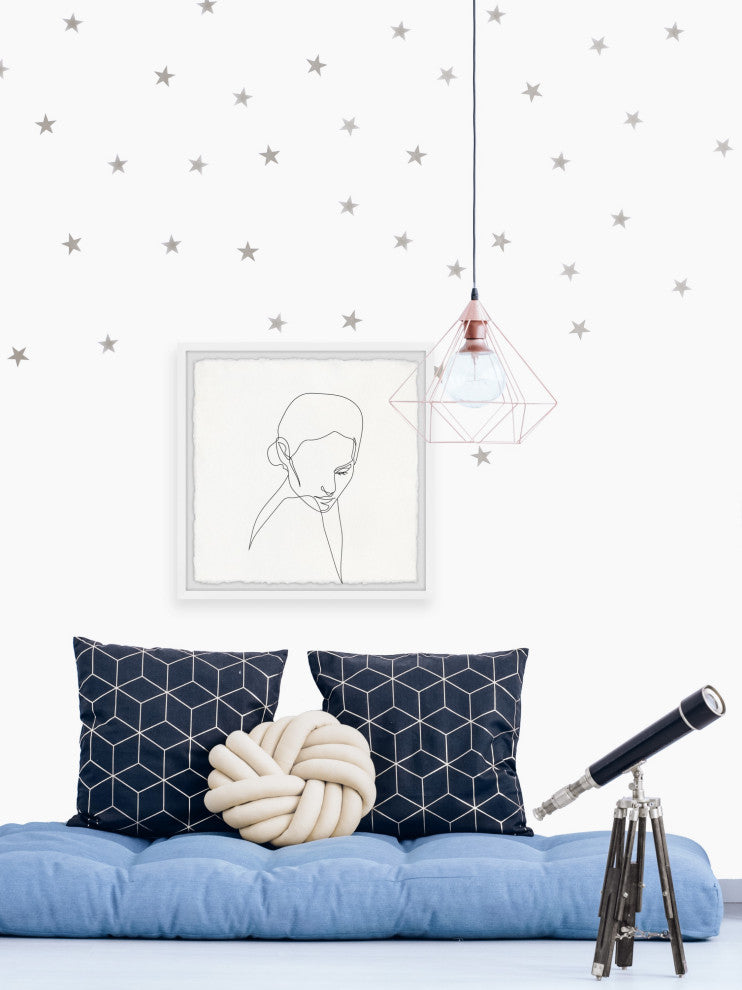 "Hang Tough" Framed Painting Print, 12x12