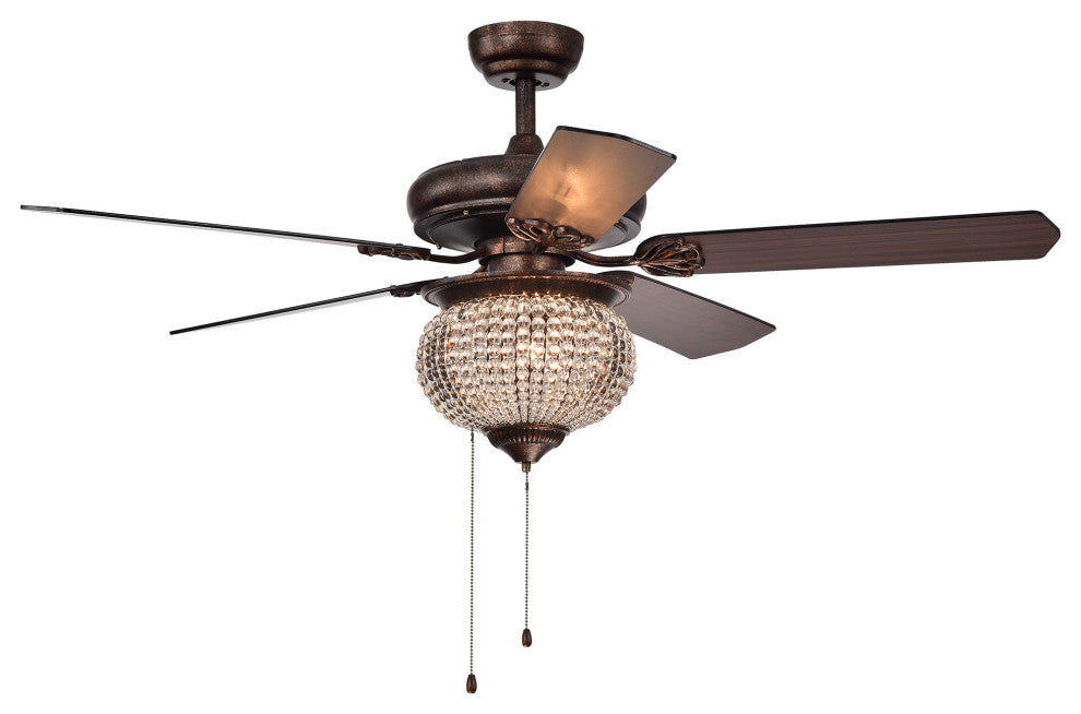 WAREHOUSE OF TIFFANY'S CFL-8309BR Priteen 15 in. 3-Light Indoor Bronze Finish