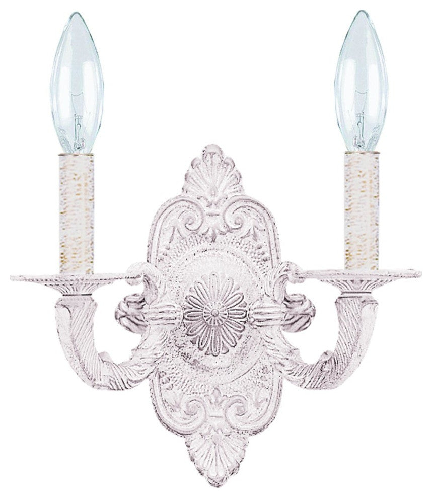 Paris Market 2 Light Antique White Sconce