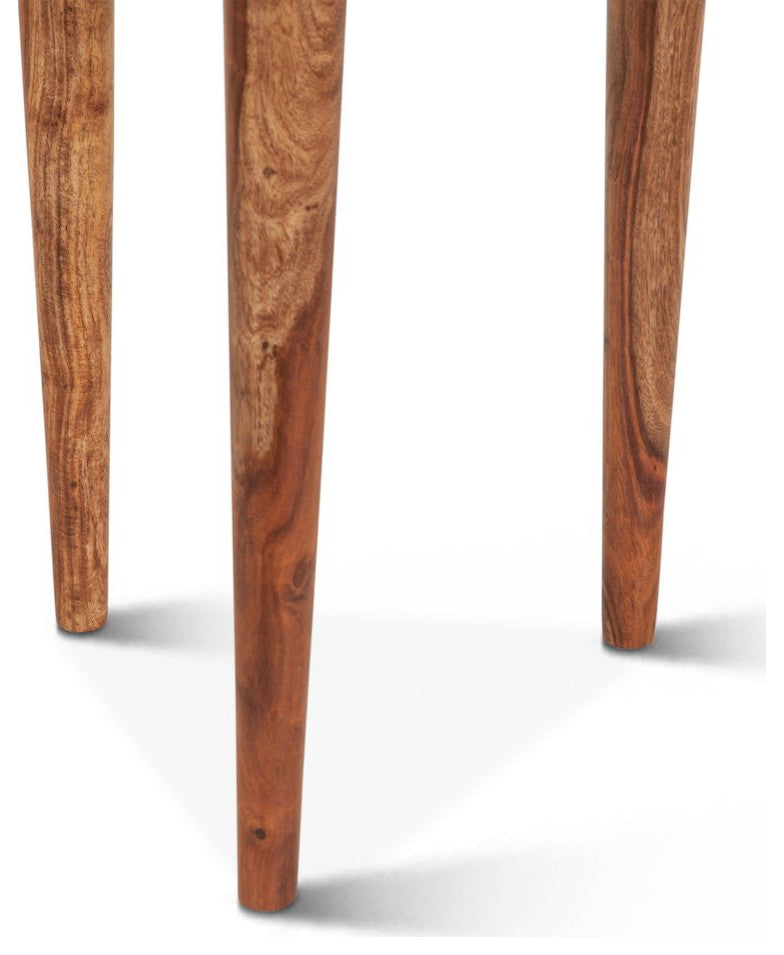 Arrey 23 Side Table In Indian Rosewood With Natural Finish