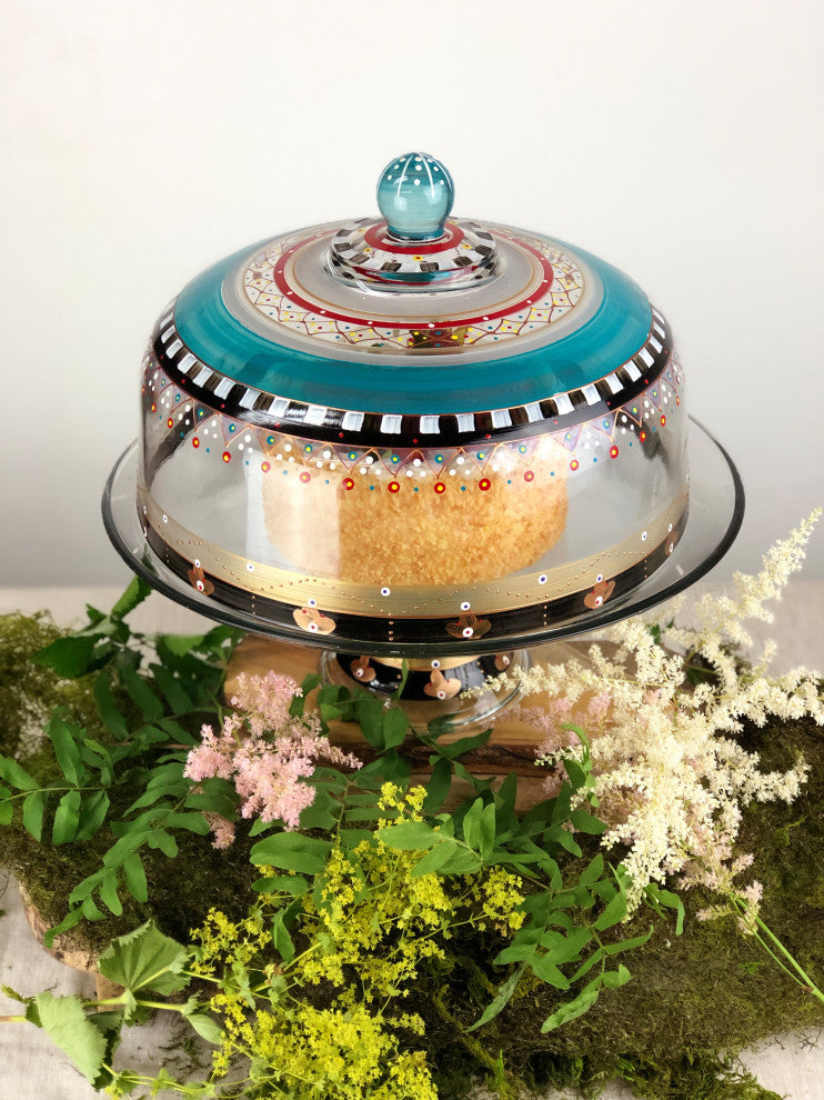 Mosaic Carnival Cake Dome