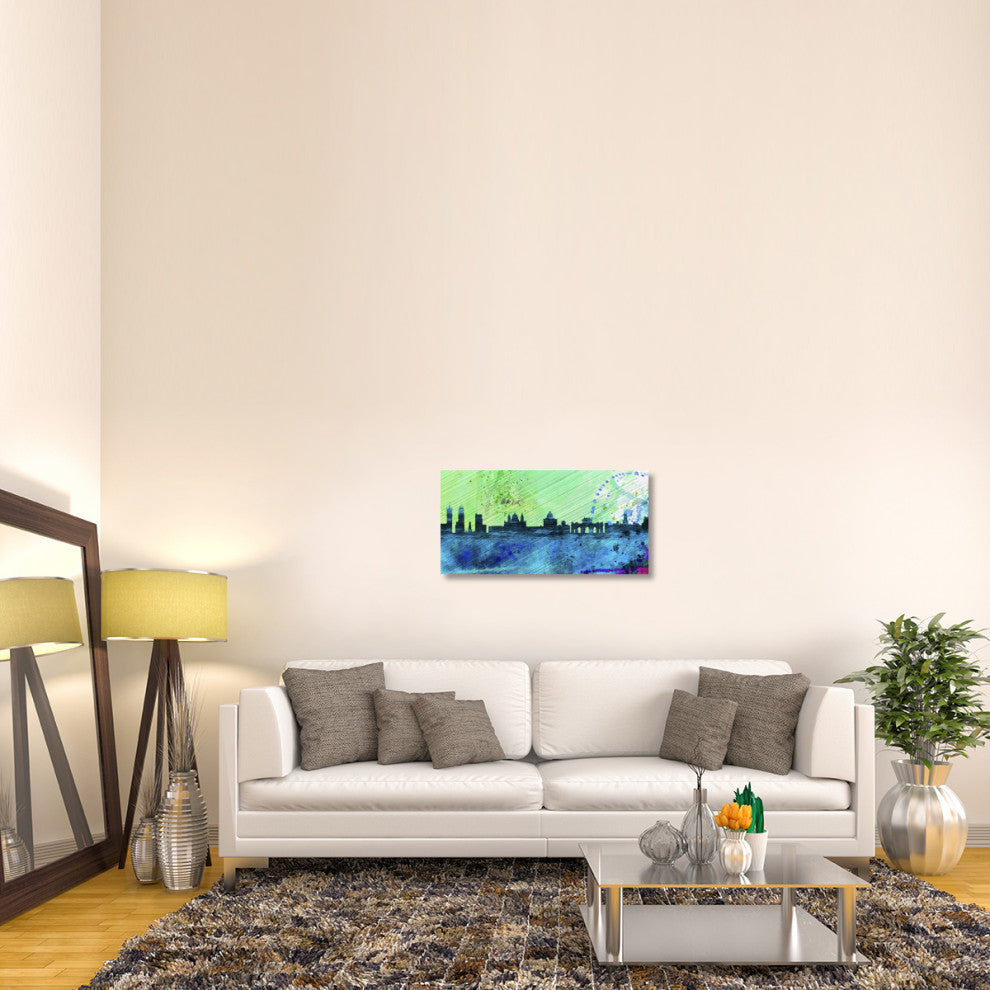"Madrid City Skyline" Fine Art Print