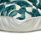 Teal Blue Suede Abstract & Quilted 24"x24" Throw Pillow Cover - Medhakara