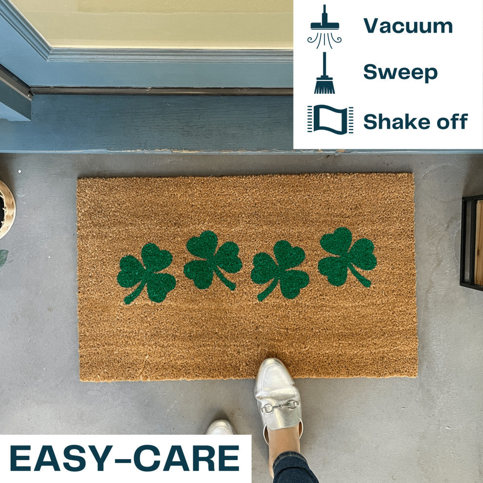Shamrocks St. Patrick's Day Doormat