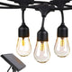Ambience Pro, Weatherproof, Solar Outdoor String Lights, 1W, 3000K, 24'
