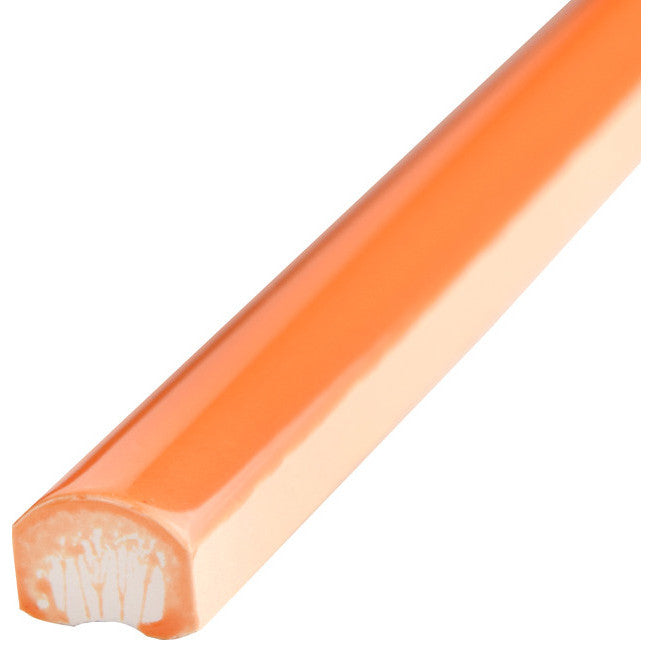 Twist Orange Sunset Ceramic Wall Trim