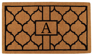 Pantera Monogram Doormat, Extra-Thick 2'x3', Letter A