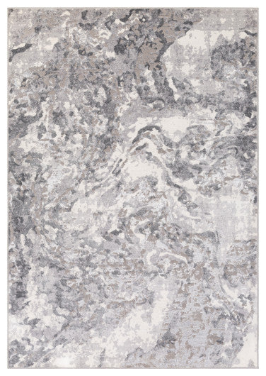 Surya Perception PCP-2300 7'9"x9'6" Rug, Taupe/Light Gray/White