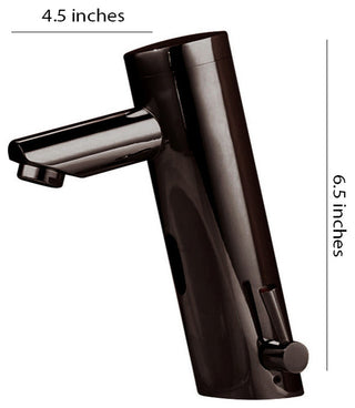 Platinum Thermostatic Motion Sensor Faucet Solid Brass Construction ORB Finish