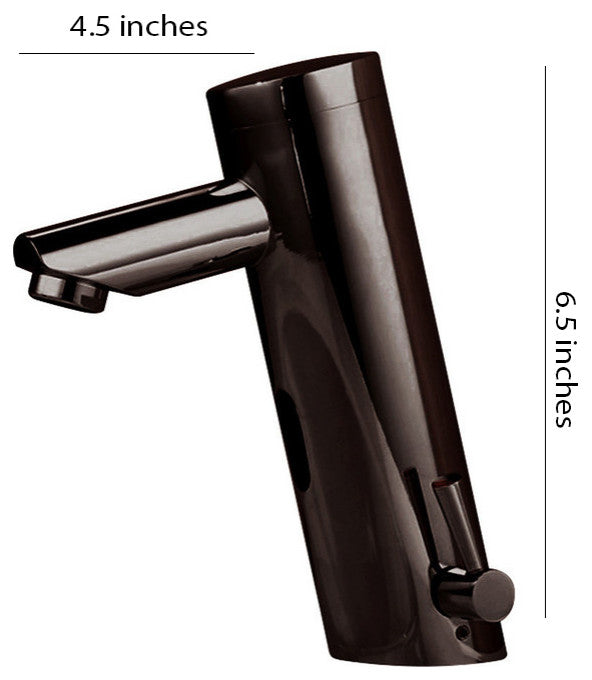 Platinum Thermostatic Motion Sensor Faucet Solid Brass Construction ORB Finish
