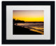 "Deluxe Sunset" Framed Art by Yale Gurney, Black, White, 14"x11"