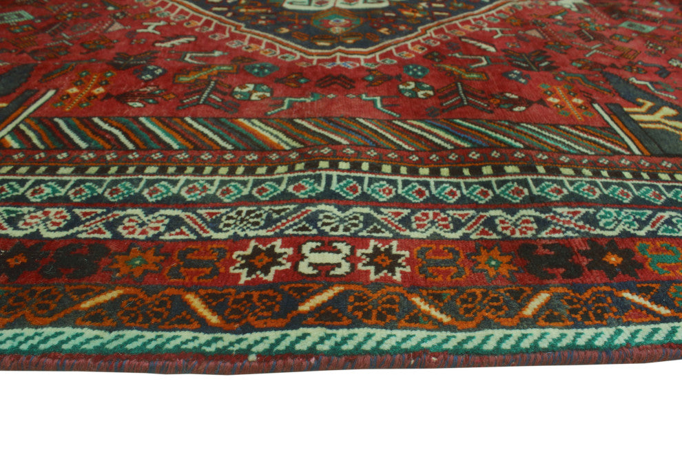 Fine Vintage Distressed M 06 Red Rug