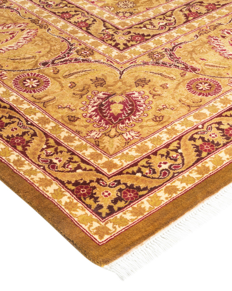 Mogul, One-of-a-Kind Hand-Knotted Area Rug Yellow, 8' 1" x 10' 5"