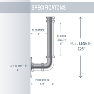 Single Toilet Paper Holder, Satin Nickel