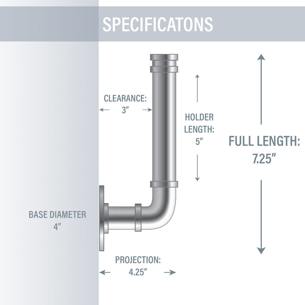 Single Toilet Paper Holder, Satin Nickel